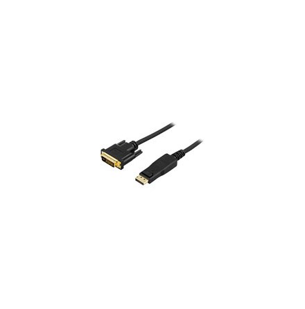 Deltaco DVI-D Single Link - DisplayPort 2m