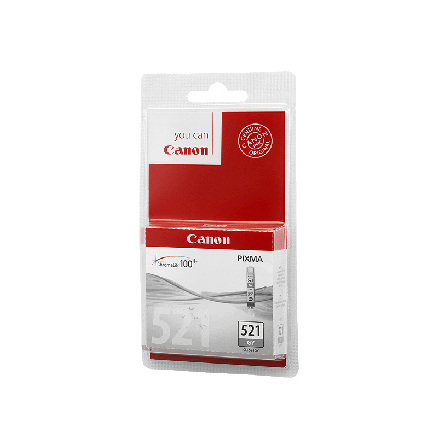 CLI-521GY grey ink cartridge, blistered