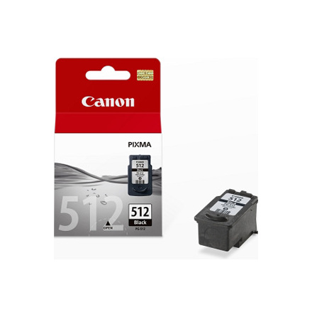 PG-512 black ink cartridge, blistered