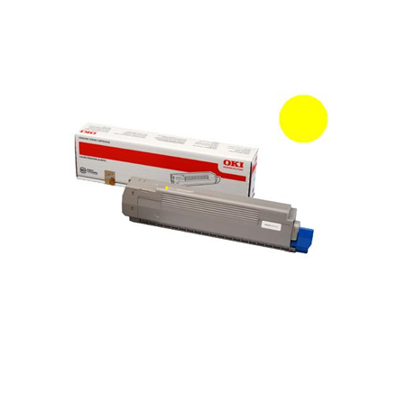 C801/C821 toner yellow 7.3K