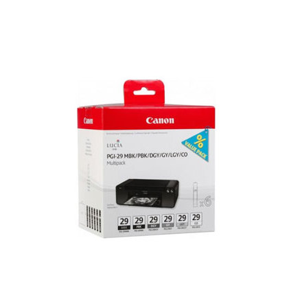 PGI-29 MBK/PBK/DGY/GY/LGY/CO multi pack