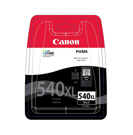 PG-540 XL black ink cartridge, blistered