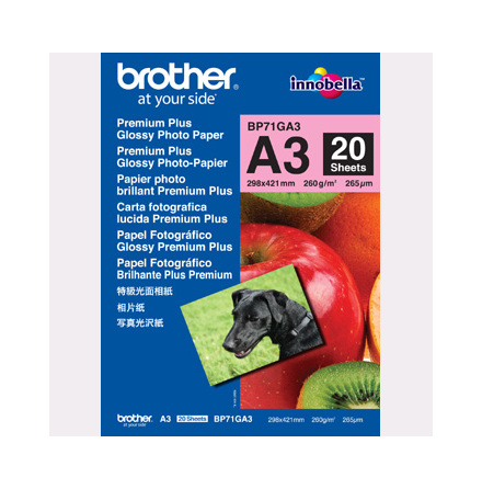 A3 Glossy Inkjet paper 260g (20)