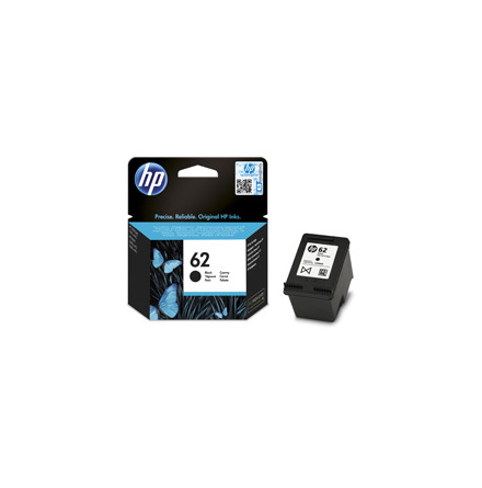 HP 62 black ink cartridge, blistered