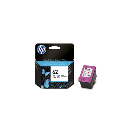HP 62 color ink cartridge, blistered