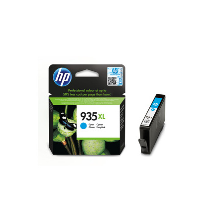 HP 935 XL cyan ink cartridge, blistered