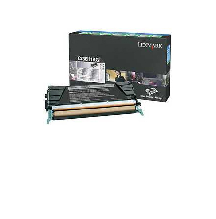 C736 toner black (prebate) 12K