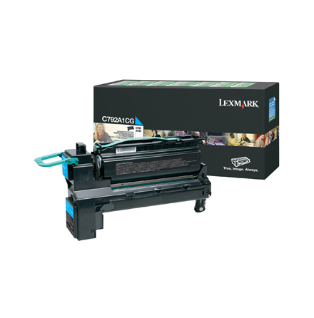 C792/ X792 toner Cyan 6K (return)