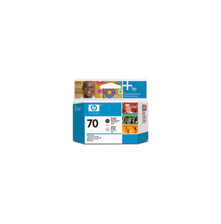 HP 70 foto black &amp; light grey printhead