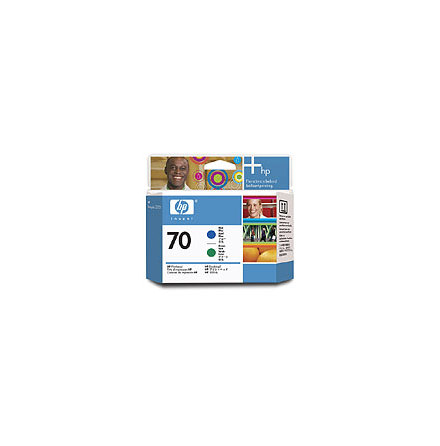 HP 70 blue & green printhead  printhead