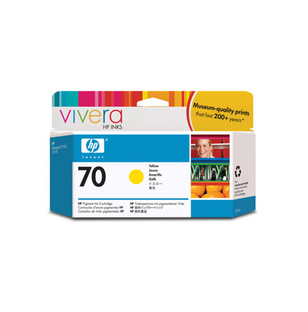 HP 70 yellow ink
