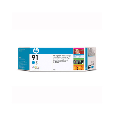 HP Cyan DesignJet Pigment Ink Cartridge