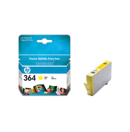 HP 364 yellow ink cartridge, blistered