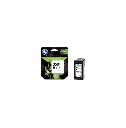 HP 350 XL black ink cartridge, blistered