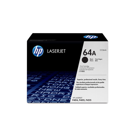 LaserJet 64A black toner cartridge