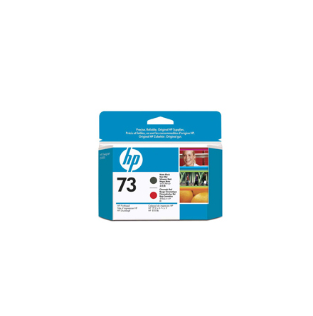 HP 73 matte black/chromatic red printhead
