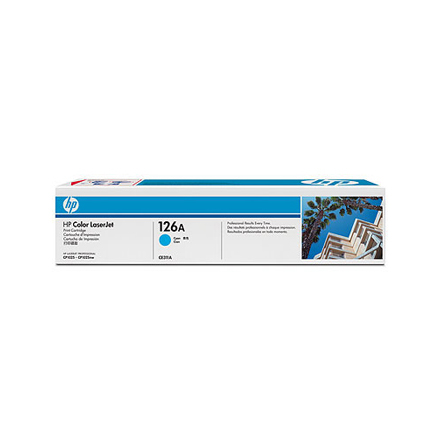 Color LaserJet 126A cyan toner