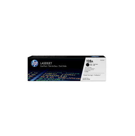 Color LaserJet 128A black (2) dual-pack