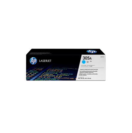 Color LaserJet 305A cyan toner cartridge