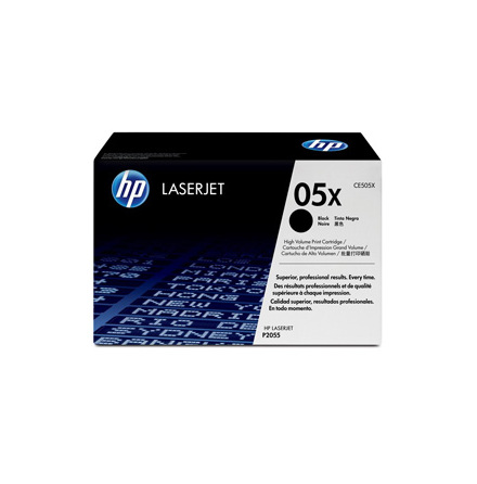 LaserJet 05X black toner, high capacity