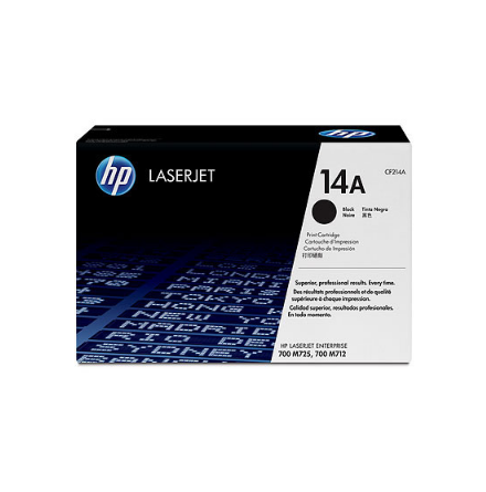 LaserJet 14A black toner cartridge