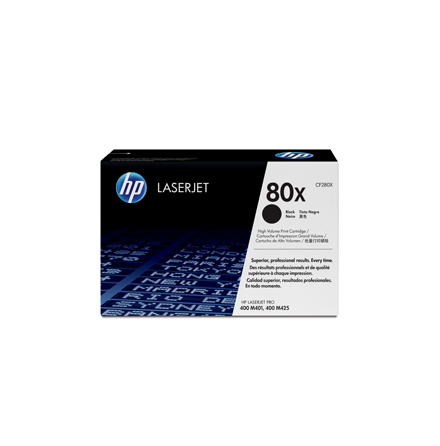 LaserJet 80X black toner high capaciy