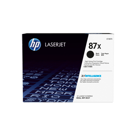 LaserJet 87X black toner HC