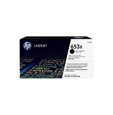 Color laserjet 653X black toner
