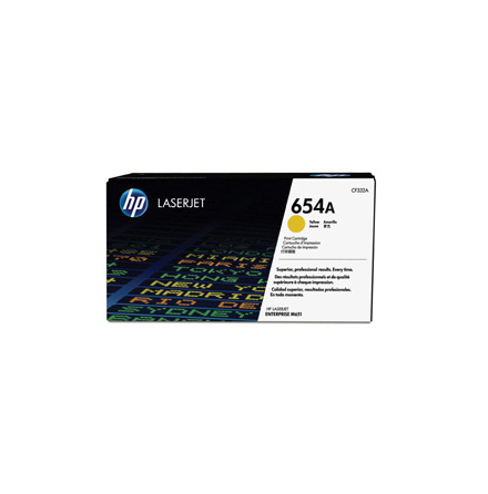 Color laserjet 654A yellow toner
