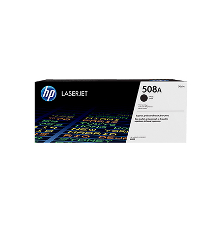 Color LaserJet 508A black toner