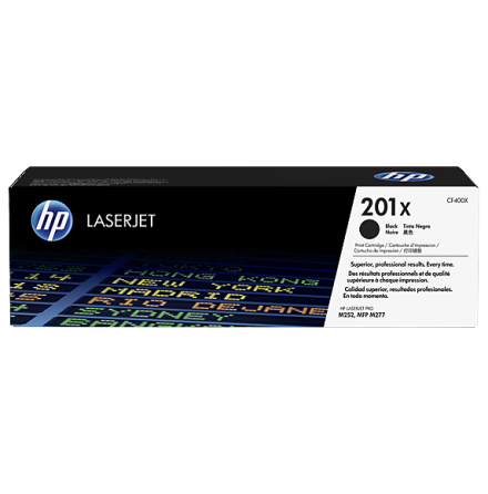 Color LaserJet 201X black toner