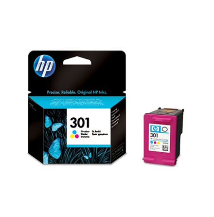 HP 301 color ink cartridge, blistered