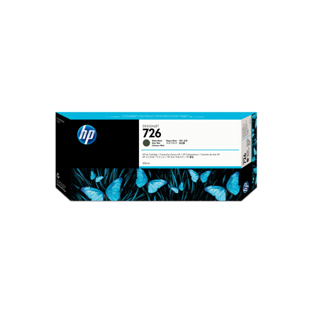 HP 726 matte black designjet ink 300ml