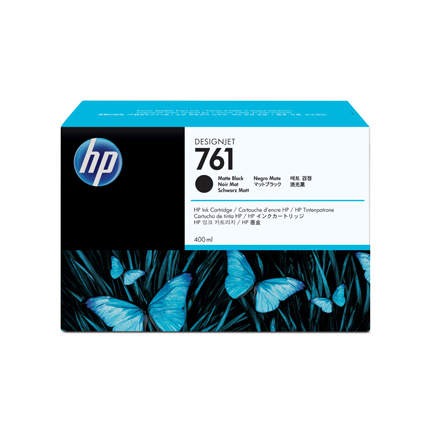 HP 761 matte black ink cartridge, 400ml