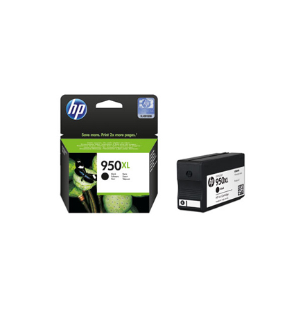 HP 950 XL black ink cartridge, blistered