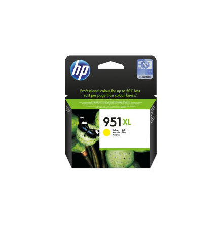HP 951 XL yellow ink cartridge, blistered