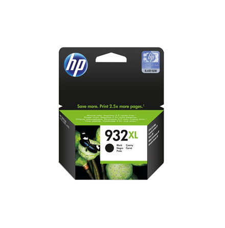 HP 932 XL black ink cartridge, blistered