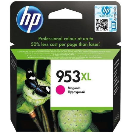 HP 953XL magenta ink cartridge, blistered