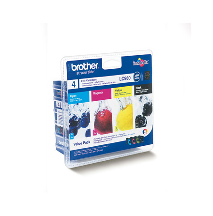 LC980LC980VALBP CMYK ink cartridges multipack