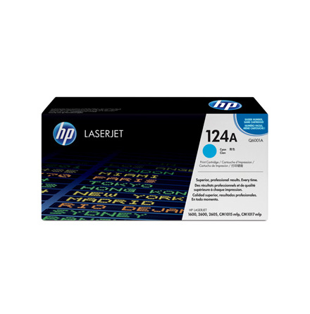 Color LaserJet 124A cyan toner
