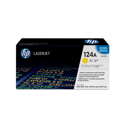 Color LaserJet 124A yellow toner