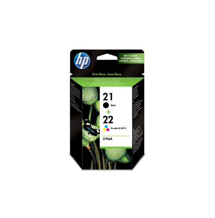 HP 21 / HP 22 ink cartridge (sampack)