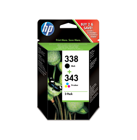 No338/ No343 ink cartridge (sampack)