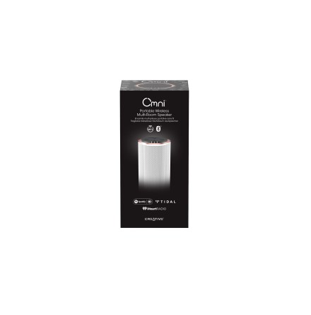 Omni Wireless Bluetooth Wi-Fi Speaker, White