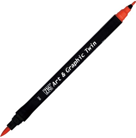 ZIG Art & Graphic Twin red