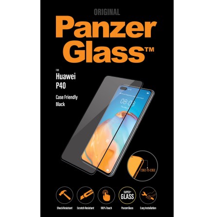 PanzerGlass Huawei P40 Case Friendly, Black