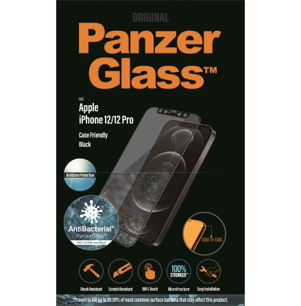 PanzerGlass iPhone 12/12 Pro (CF) CamSlider AB, Black