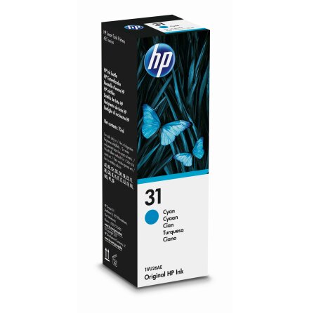 HP 31 cyan ink bottle