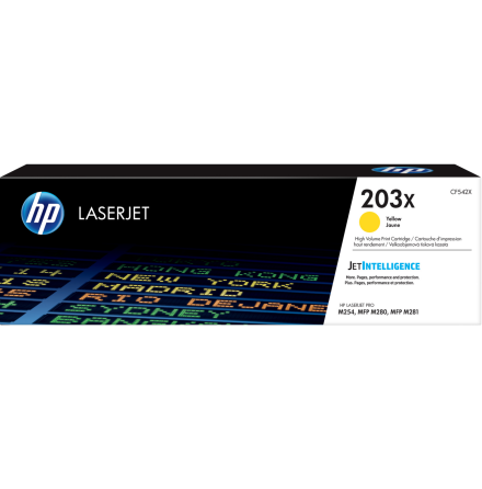 LaserJet 203X yellow toner