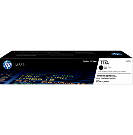 CLJ 117A Black LaserJet Toner Cartridge 1K